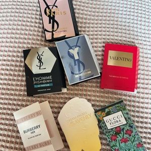 NEW Luxury Perfume samples, exactly as pictured; 7 pieces.